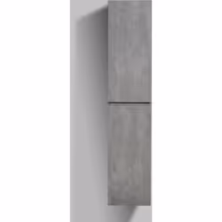 DESIGN : Ce meuble de rangement de salle de bain 6 compartiments avec porte Aspect Chêne permet de venir idéalement en rempla ...