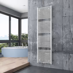 Radiateur sèche-serviettes de salle de bains R18W | Blanc, droit Les radiateurs BERNSTEIN se démarquent par leur excellente f ...