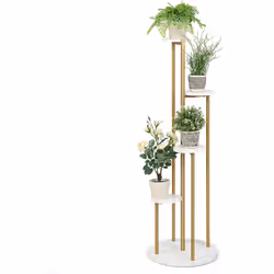 Description: Alliant praticité et esthétique, parfait pour décorer votre maison ! Notre support pour plantes d'intérieur en m ...