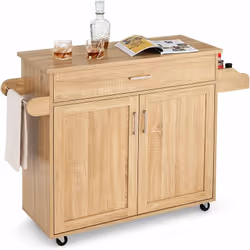 Description: Vous vous inquiétez toujours du désordre dans la cuisine? Notre chariot de cuisine à roulettes est un bon meuble ...