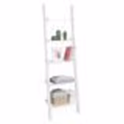 SOBUY FRG17-W Étagère murale - Style échelle - Blanc - L56 x H189 x P3250 cm