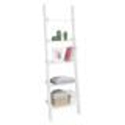 SOBUY FRG17-W Étagère murale - Style échelle - Blanc - L56 x H189 x P3250 cm