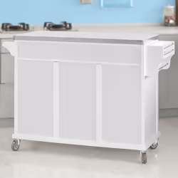 SoBuy FKW33-W Chariot de transport d'aliments