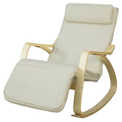 SoBuy FST16-W Fauteuil à bascule et planche pour enfant
