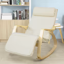 SoBuy FST16-W Fauteuil à bascule et planche pour enfant