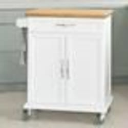SoBuy® FKW13-WN Desserte Chariot de cuisine de service roulant Meuble Armoire de rangement cusine sur roulettes L66cmxH90cmxP46cm
