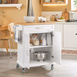 SoBuy FKW13-WN Chariot de transport d'aliments