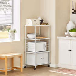 SoBuy FRG12-W Chariot de transport d'aliments