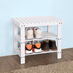 SoBuy FSR02-K-W Organisateur pour chaussures Ouvert