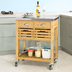 SoBuy FKW40-N Chariot de transport d'aliments