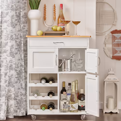 SoBuy FKW45-WN Chariot de transport d'aliments