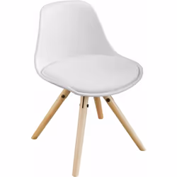 SoBuy FST46-W Fauteuil Enfant Chaise Confortable en Bouleau pour enfant avec assise rembourrée haute qualité- Blanc Ce fauteu ...