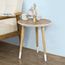 SoBuy FBT38-WN Table à café, latérale et de salon