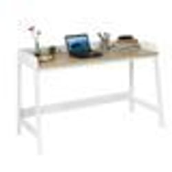 SoBuy® FWT41-WN Bureau Informatique Secrétaire Table pour ordinateur conception simple plan de travail