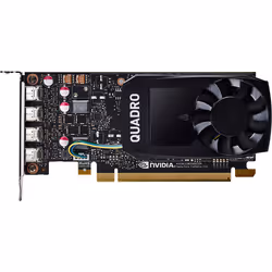 HP Carte graphique NVIDIA Quadro P1000 4 Go, Quadro P1000, 4 Go, GDDR5, 128 bit, 5120 x 2880 pixels, PCI Express x16 3.0