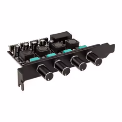 Lamptron CP436, 4 canaux, Noir, Vert, Rotatif, Connecteur 3 broches, Connecteur 4 broches, Molex (4-pin), 2 - 12 V