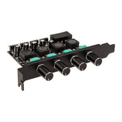 Lamptron CP436 contrôleur de vitesse du ventilateur 4 canaux Noir, Vert