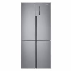 Haier Cube 83 Serie 5 HTF-452DM7, Pose libre, Porte française, Acier inoxydable, LED, Tactile, LED