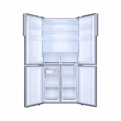 Haier Cube 83 Serie 5 HTF-458DG6 frigo américain Pose libre 468 L F Argent