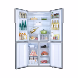 Haier Cube 83 Serie 5 HTF-458DG6 frigo américain Pose libre 468 L F Argent