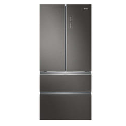 Haier FD 83 Serie 7 HB18FGSAAA frigo américain Pose libre 539 L E Argent, Titane