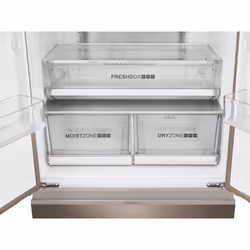 Haier FD 83 Serie 7 HB18FGSAAA frigo américain Pose libre 539 L E Argent, Titane - Vue supplémentaire 12