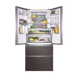 Haier FD 83 Serie 7 HB18FGSAAA frigo américain Pose libre 539 L E Argent, Titane - Vue supplémentaire 4