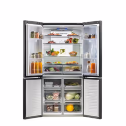 Haier Cube 90 Serie 7 HTF-610DSN7 frigo américain Pose libre 628 L F Noir - Vue supplémentaire 2