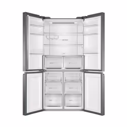 Haier Cube 90 Serie 3 HTF-540DGG7 frigo américain Pose libre 528 L F Gris