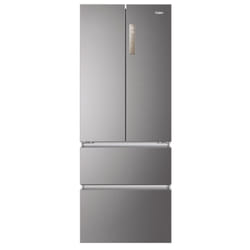 Haier HB17FPAAA frigo américain Pose libre 446 L E Platine, Acier inoxydable