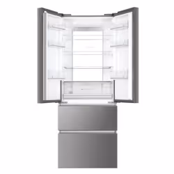 Haier HB17FPAAA frigo américain Pose libre 446 L E Platine, Acier inoxydable - Vue supplémentaire 3