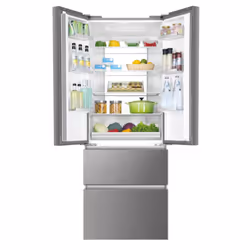 Haier HB17FPAAA frigo américain Pose libre 446 L E Platine, Acier inoxydable - Vue supplémentaire 4