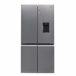 Haier Cube 90 Serie 5 HTF-520IP7, Pose libre, Porte française, Platine, Acier inoxydable, LED, Tactile, Verre