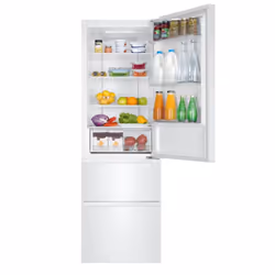 Haier 3D 60 Serie 3 HTR3619ENPW réfrigérateur-congélateur Pose libre 348 L E Blanc