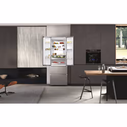 Haier FD 70 Serie 7 HFW7720EWMP frigo américain Pose libre 477 L E Gris