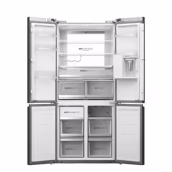 Haier Cube 83 Serie 7 HCW7819EHMP frigo américain Pose libre 536 L E Platine, Acier inoxydable