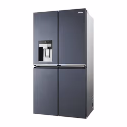 Haier Cube 90 Serie 7 HCR7918EIMB frigo américain Pose libre 601 L E Noir