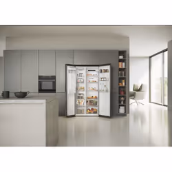 Haier SBS 90 Serie 3 HSR3918EIMP frigo américain Pose libre 515 L E Platine, Acier inoxydable - Vue supplémentaire 20