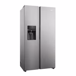 Haier SBS 90 Serie 3 HSR3918EIMP frigo américain Pose libre 515 L E Platine, Acier inoxydable - Vue supplémentaire 4