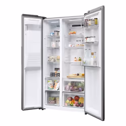 Haier SBS 90 Serie 3 HSR3918EIMP frigo américain Pose libre 515 L E Platine, Acier inoxydable - Vue supplémentaire 8