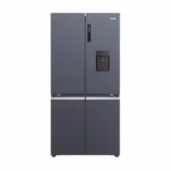 Haier Cube 90 Serie 5 HCR5919EHMB, Pose libre, Porte française, Acier inoxydable, LED, Sur la porte, Verre