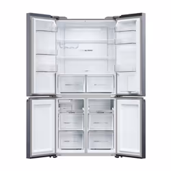 Haier Cube 90 Serie 5 HCR5919EHMB frigo américain Pose libre 528 L E Acier inoxydable
