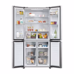 Haier Cube 83 Serie 3 HCR3818ENMM Réfrigérateur Américain 4 Portes 467 L Inox - Vue supplémentaire 12