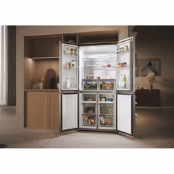 Haier Cube 83 Serie 3 HCR3818ENMM Réfrigérateur Américain 4 Portes 467 L Inox - Vue supplémentaire 21