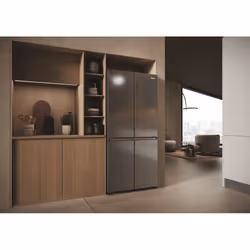 Haier Cube 83 Serie 3 HCR3818ENMM Réfrigérateur Américain 4 Portes 467 L Inox - Vue supplémentaire 22