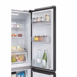 Haier Cube 83 Serie 3 HCR3818ENMM Réfrigérateur Américain 4 Portes 467 L Inox - Vue supplémentaire 9