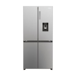 Haier Cube 83 Serie 3 HCR3818EWMM frigo américain Pose libre 463 L E Platine, Acier inoxydable