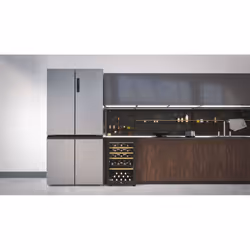 Haier Cube 90 Serie 5 HCR5919ENMM frigo américain Pose libre 643 L E Platine, Acier inoxydable - Vue supplémentaire 11