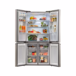 Haier Cube 90 Serie 5 HCR5919ENMM frigo américain Pose libre 643 L E Platine, Acier inoxydable - Vue supplémentaire 3