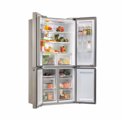 Haier Cube 90 Serie 5 HCR5919ENMM frigo américain Pose libre 643 L E Platine, Acier inoxydable - Vue supplémentaire 5